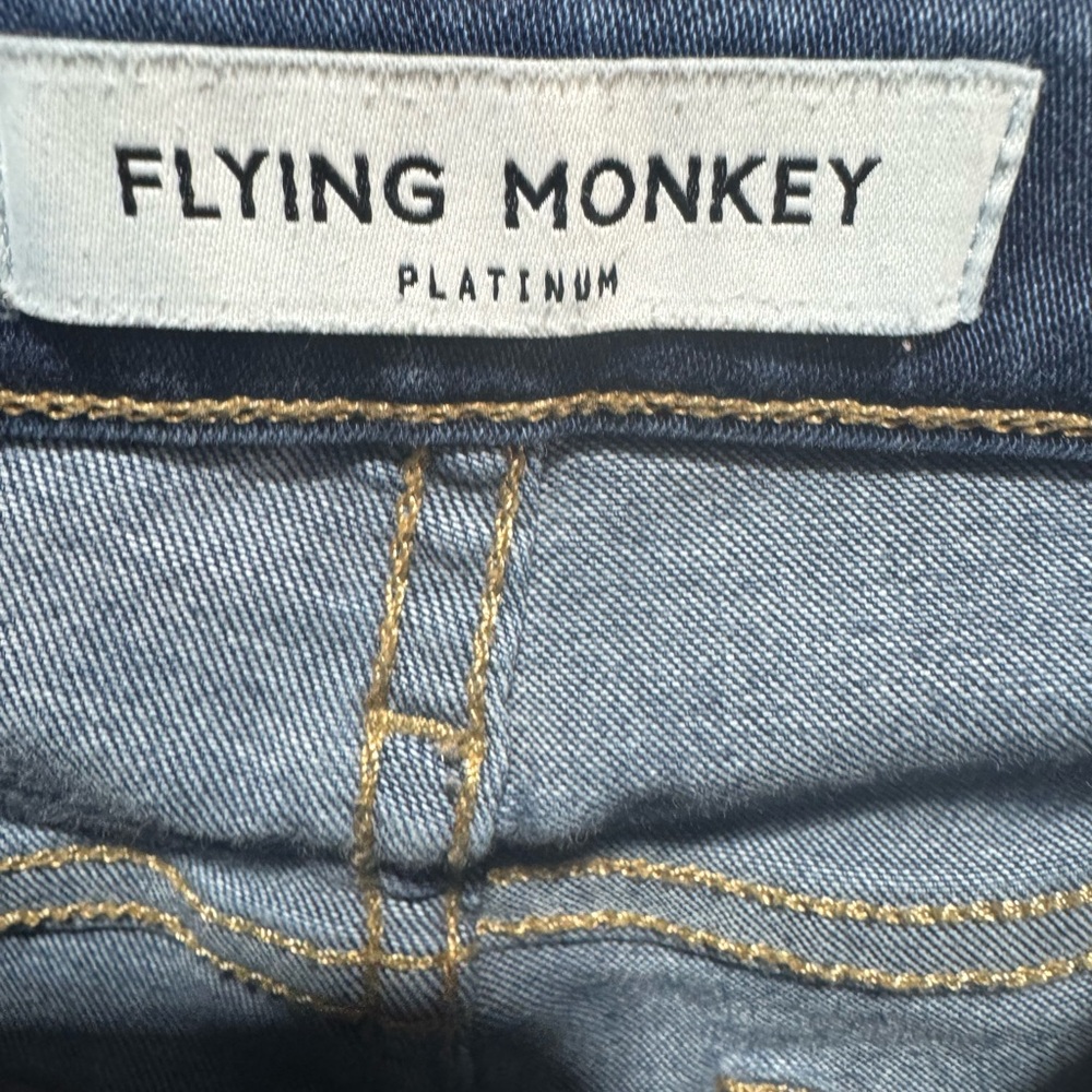 Flying Monkey Blue Women's Jeans - Picture 2 of 5